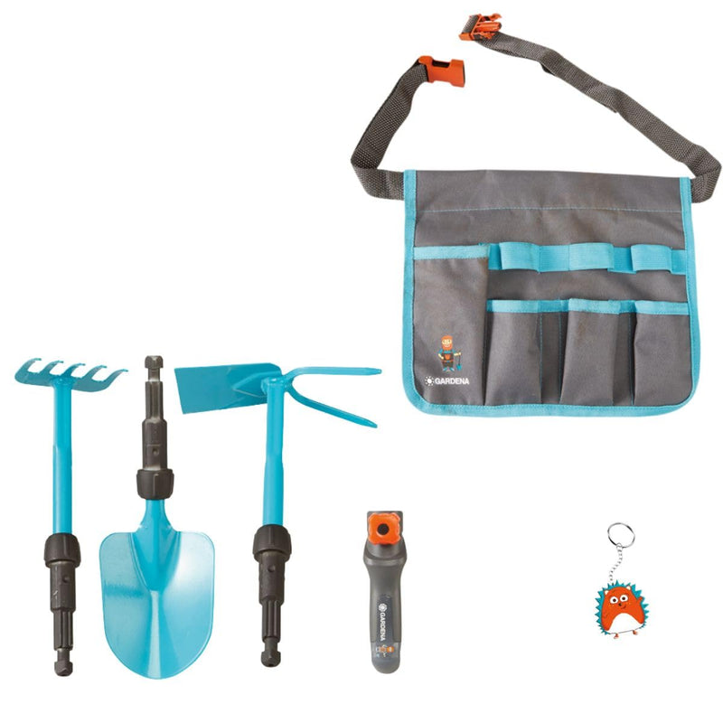 Gardena Tuingereedschapset voor Kinderen met Tas – Kindertuingereedschap Set met Schep Hark en Schoffel – Tuinspeelgoed en Buitenspeelgoed voor Tuin Speelgoed voor Kinderen