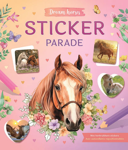 Deltas - Dream Horses Sticker Parade - Kleurboek