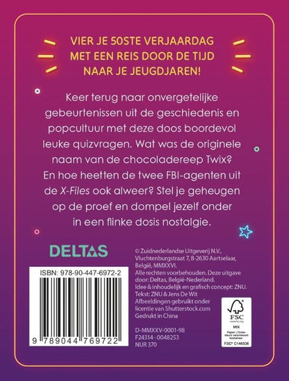 Deltas - Hoera 50 jaar! Quiz