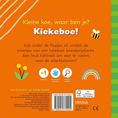 Deltas - Kiekeboe Kleine koe - Kartonboekje met Flapjes