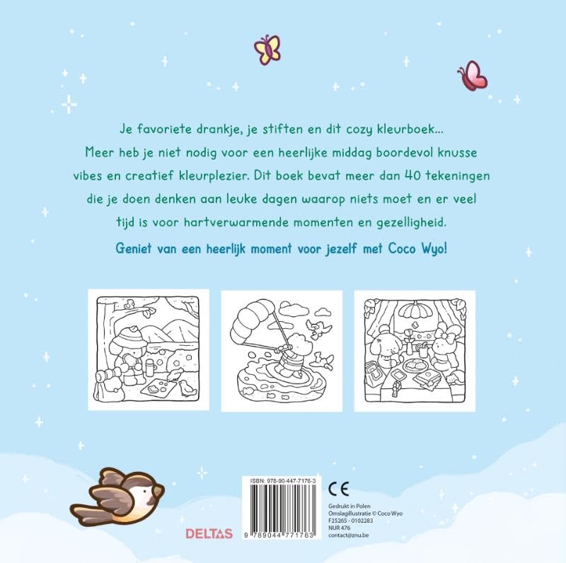 Deltas - Cozy Days Cute & Comfy Kleurboek Coco Wyo