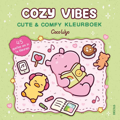 Deltas - Cozy Vibes Cute & Comfy Kleurboek Coco Wyo