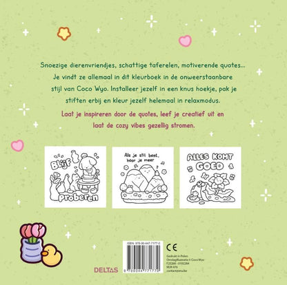 Deltas - Cozy Vibes Cute & Comfy Kleurboek Coco Wyo