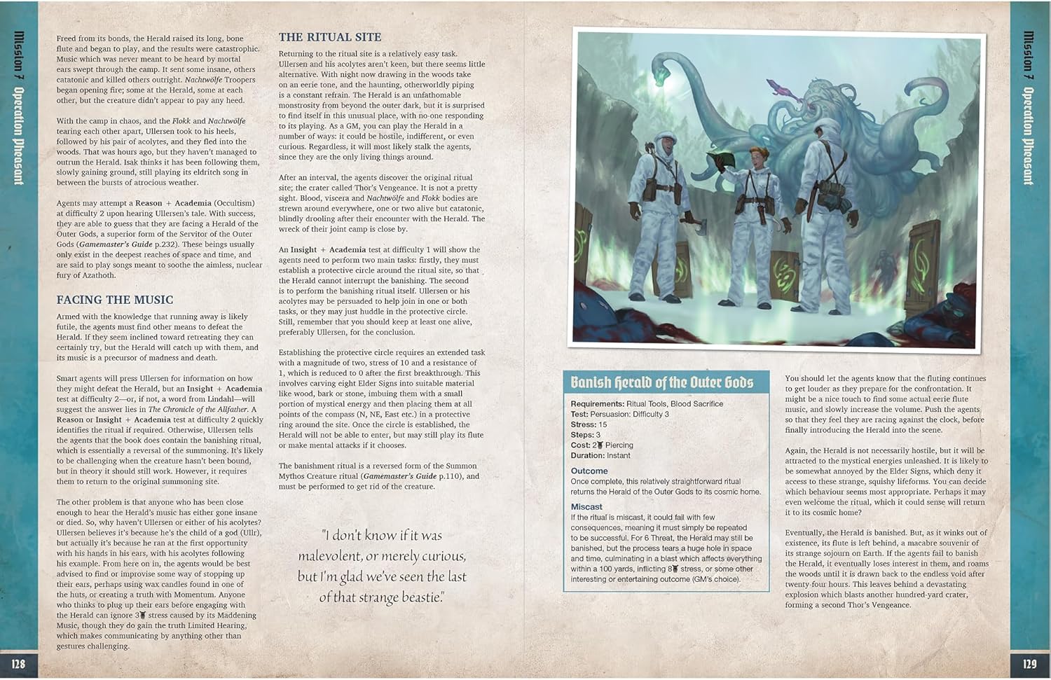 Modiphius Entertainment: Achtung! Cthulhu - The Norway Projekt - Supplement Hardcover RPG Book, 3 Part Campaign, New Cult & Content, Atomic Horror