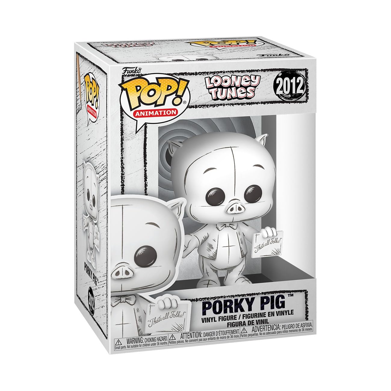 Funko POP! Animation: Looney Tunes - Porky Pig - Collectable Vinyl Figure - Gift Idea - Official Merchandise - Toys For Kids & Adults - Model Figure for Collectors and Display