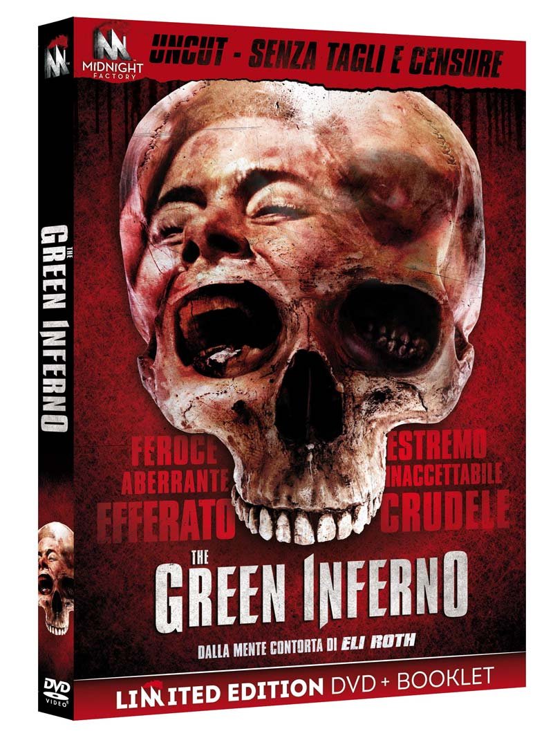 the green inferno (ltd uncut version) (dvd+booklet) DVD Italian Import
