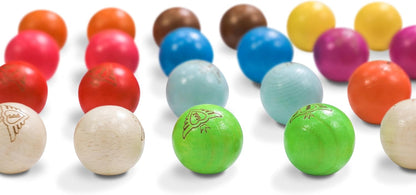 Jeu de Boules But Ø 30 mm – Houten Doelballetje – 6/12 / 24 Stuks – Petanque But – Club & Wedstrijd Accessoire – Engelhart