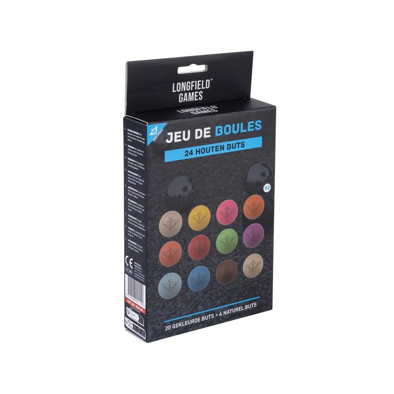 Jeu de Boules But Ø 30 mm – Houten Doelballetje – 6/12 / 24 Stuks – Petanque But – Club & Wedstrijd Accessoire – Engelhart