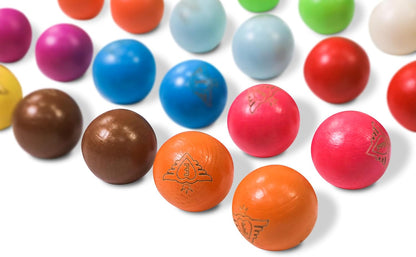 Jeu de Boules But Ø 30 mm – Houten Doelballetje – 6/12 / 24 Stuks – Petanque But – Club & Wedstrijd Accessoire – Engelhart