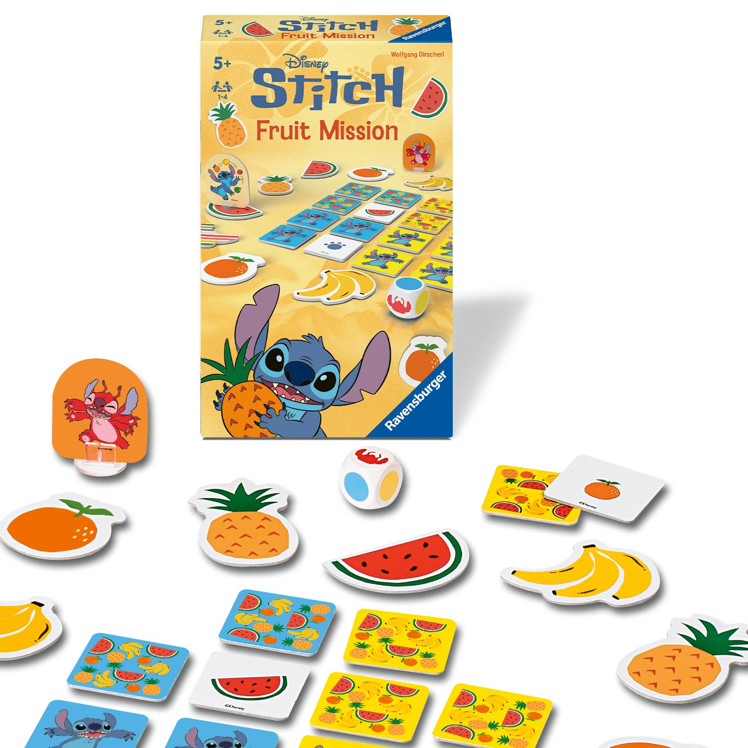 Ravensburger 24981 - Disney Stitch - Kooperatives Gedächtnisspiel im kompakten Mitbringspiele-Format für 2-4 Kinder ab 5 Jahren