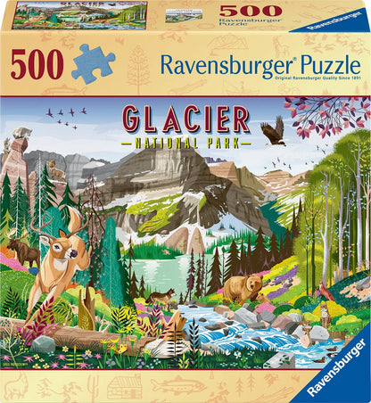 Ravensburger Glacier National Park 500 Piece Puzzle for Adults