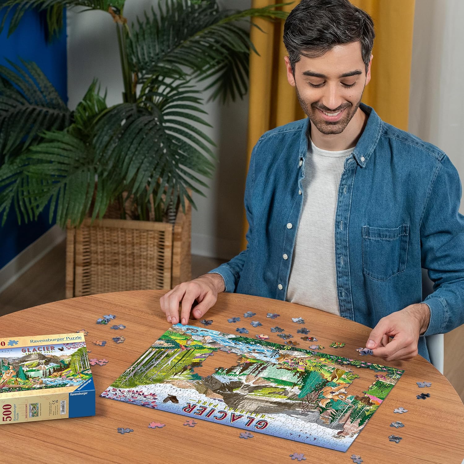 Ravensburger Glacier National Park 500 Piece Puzzle for Adults