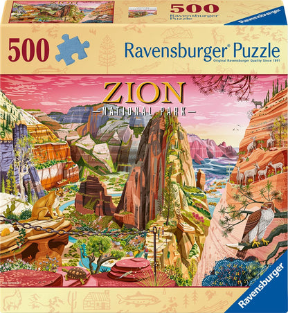 Ravensburger Zion National Park 500 Piece Puzzle for Adults