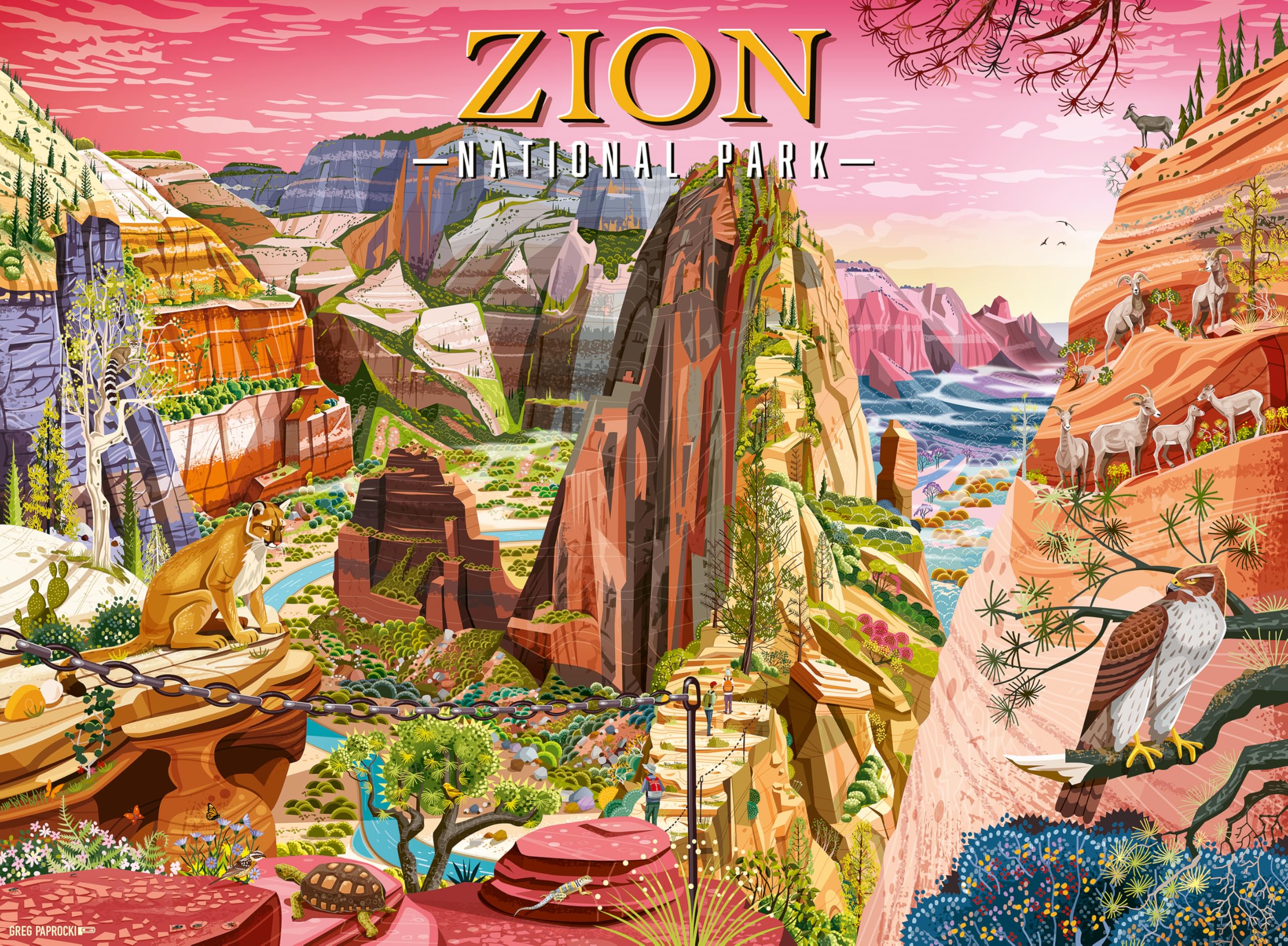 Ravensburger Zion National Park 500 Piece Puzzle for Adults
