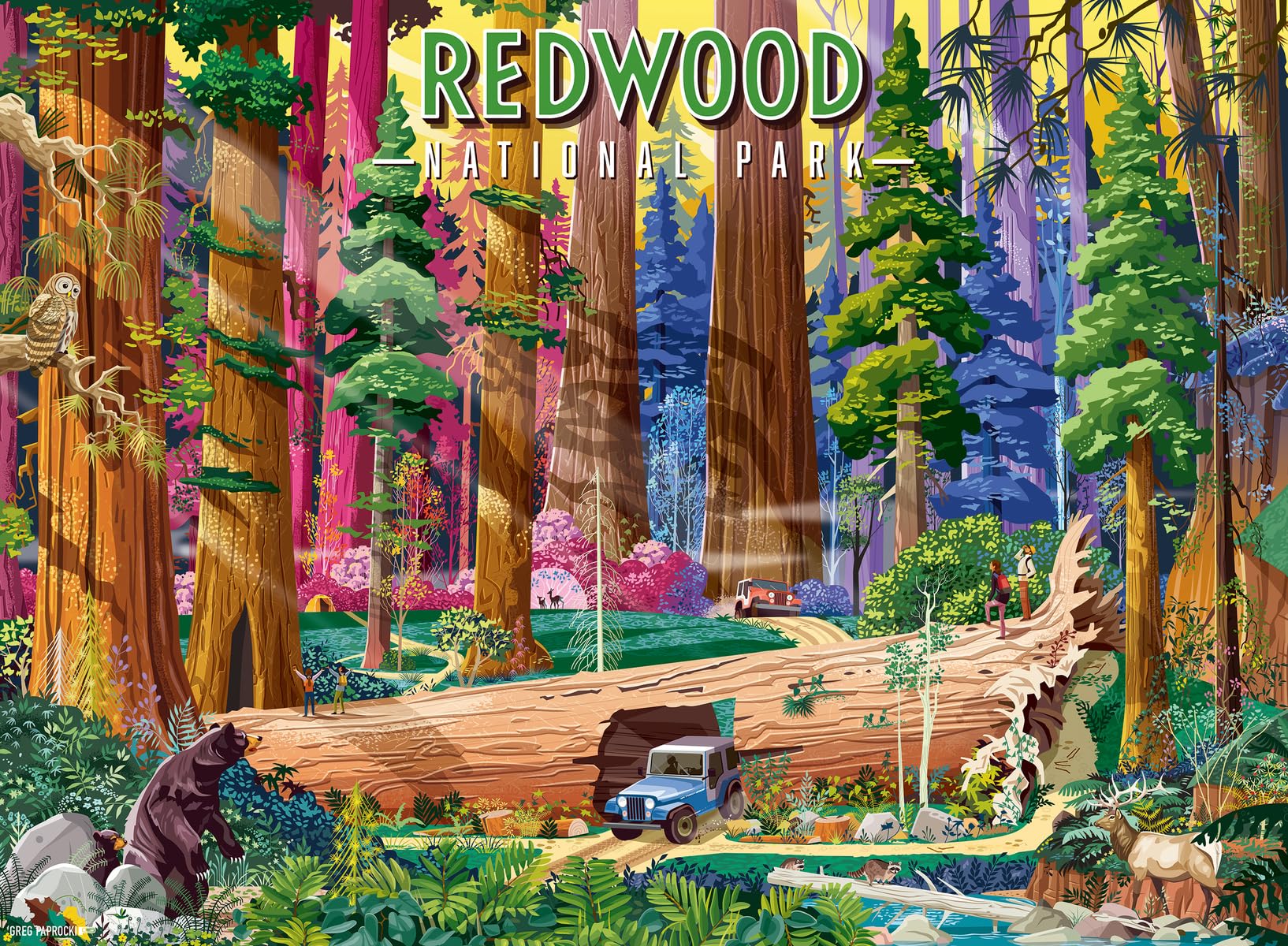Ravensburger Redwood National Park 500 Piece Puzzle for Adults