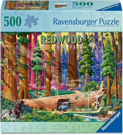 Ravensburger Redwood National Park 500 Piece Puzzle for Adults