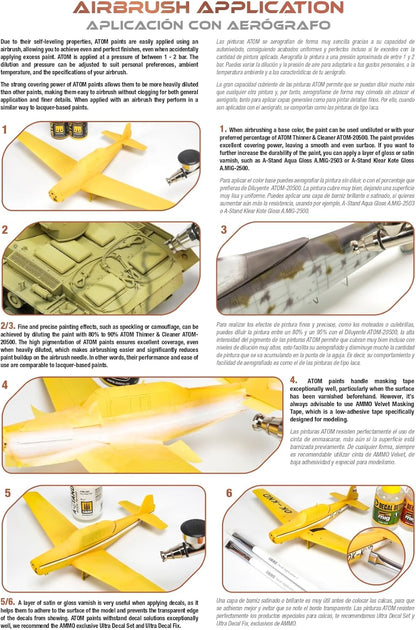 Ammo Mig Jimenez - Atom Us Navy Aircraft Colors From 1980S - Present  Day Set