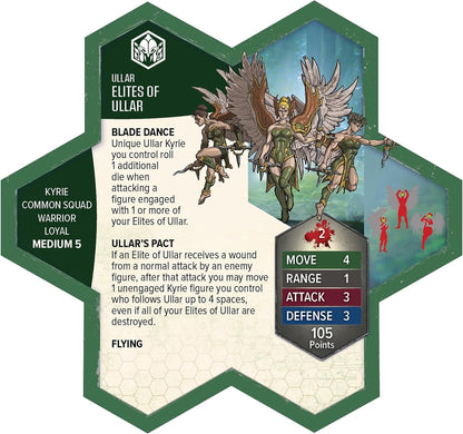 Renegade Games: Heroscape - Elites of Ullar & Ranoc Vipers Common Army Expansion - 6 Unpainted Assembled Miniatures, 2 Army Cards, Tabletop Game