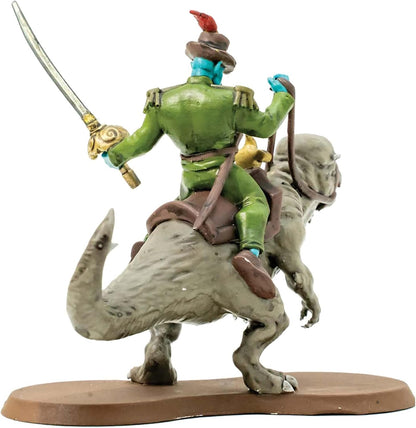 Renegade Games: Heroscape - Chain Gruts & Ramosaur Rider Common Army Expansion - 5 Unpainted Assembled Miniatures, 2 Army Cards, Tabletop Game