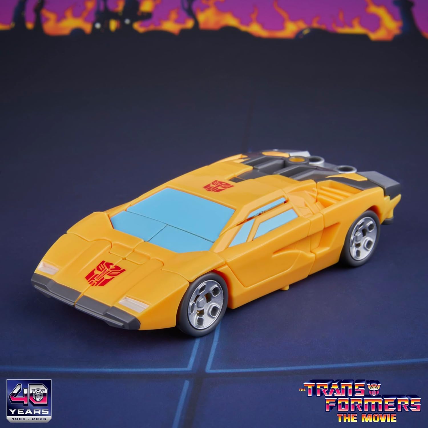 Transformers Studio Series The The Movie Sunstreaker Deluxe Class 11-cm Converting Action Figure, Robot Toys for Ages 8+