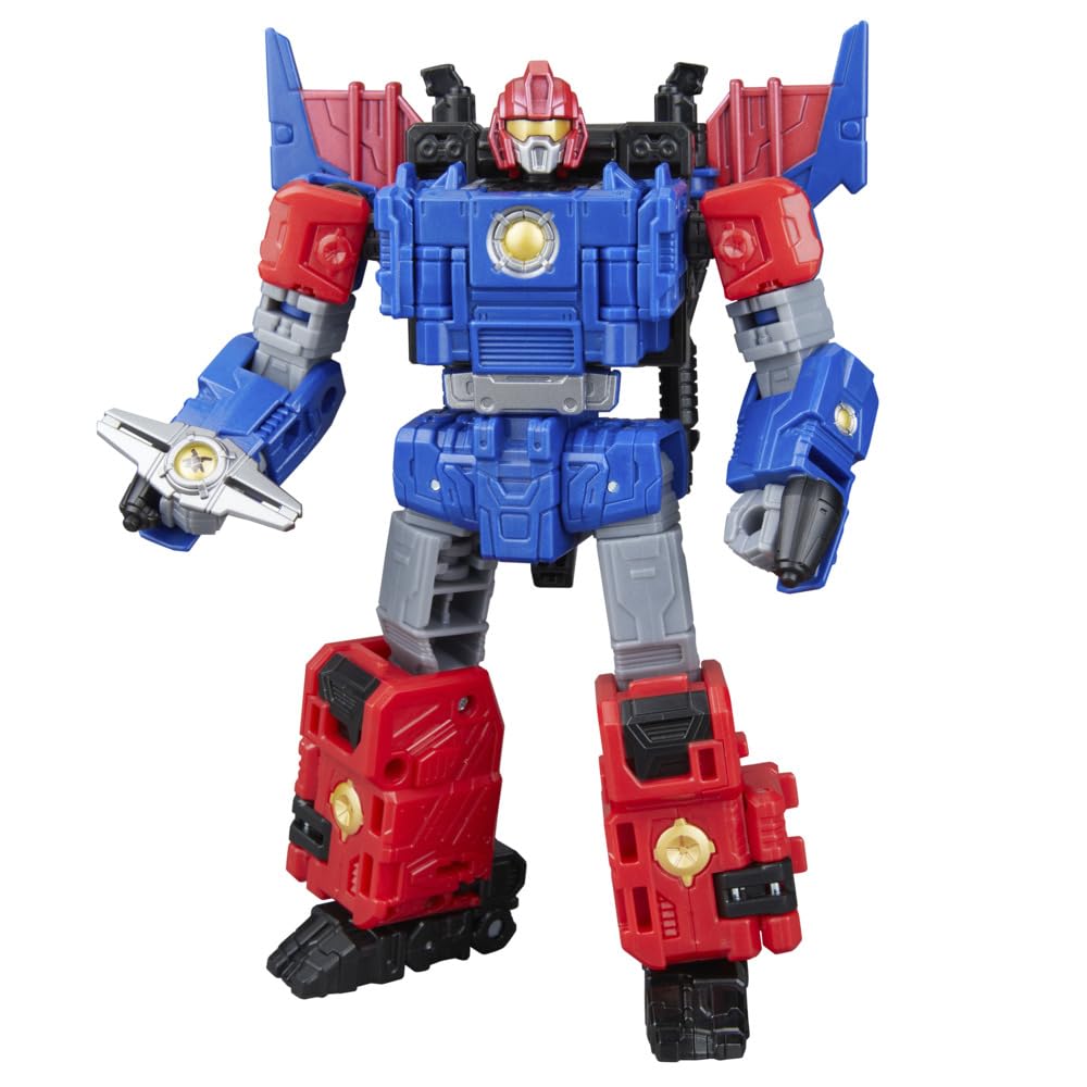 Transformers, Age of the Primes Voyager Class, Nexus Prime dei Tredici, action figure convertibile da 15 cm, giocattoli di robot dagli 8 anni in su