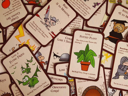 Steve Jackson Games | Munchkin | The Hilarious Fast-Paced Card Game for 3 to 6 Players | Ages 10 and Up | English