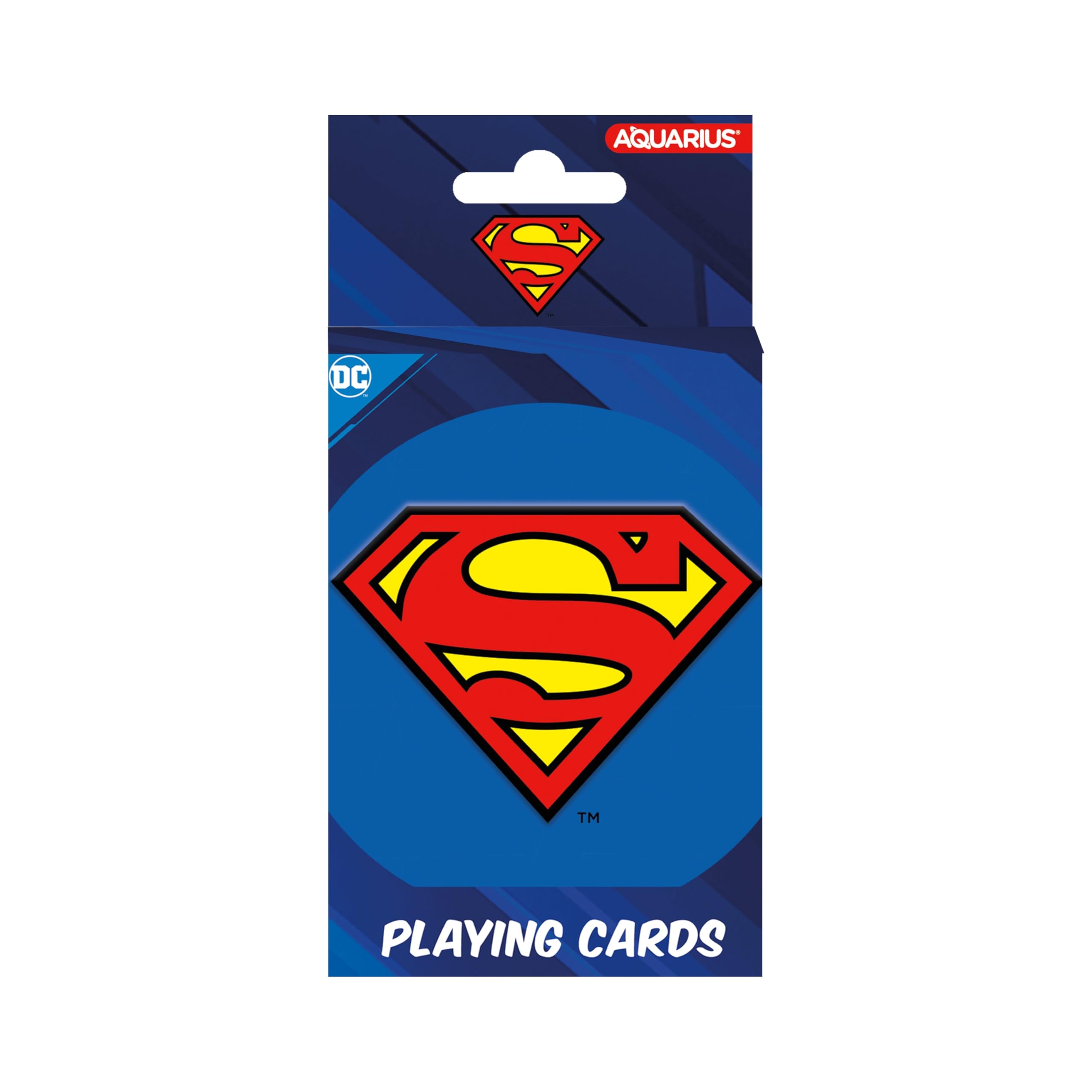 AQUARIUS DC Comics Superman Playing Cards Deck with Decorative Tin – Superman Themed Deck of Cards for Your Favorite Card Games - Officially Licensed DC Comics Merchandise & Collectibles