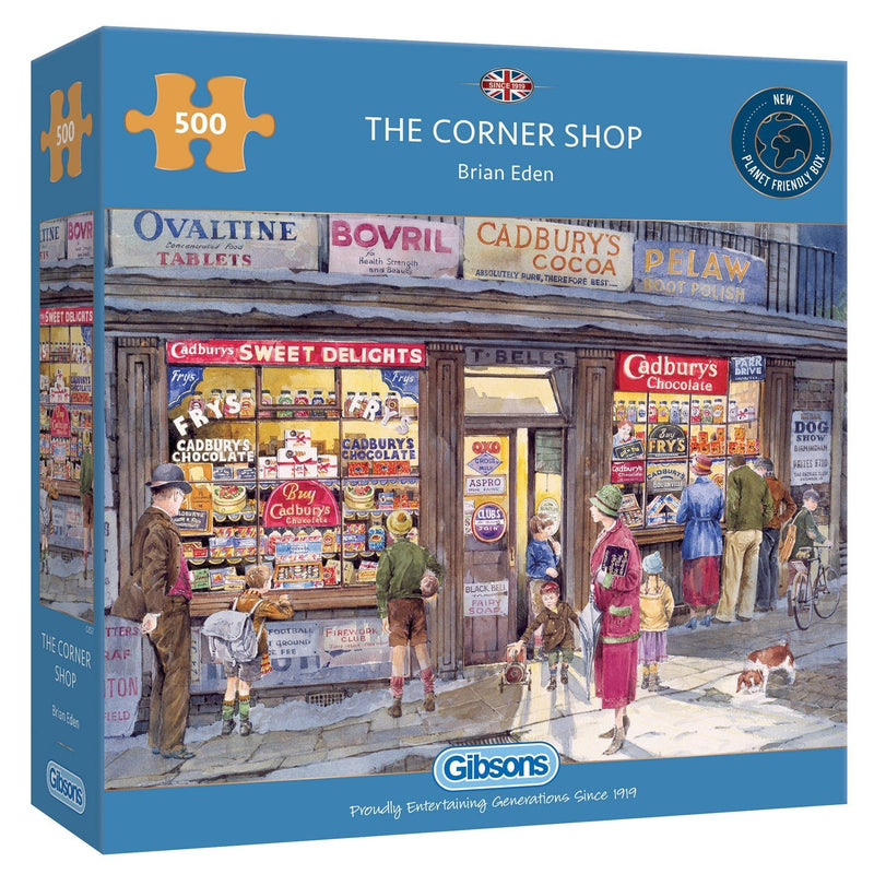 Gibsons Corner Shop Jigsaw Puzzel (500 Stuk