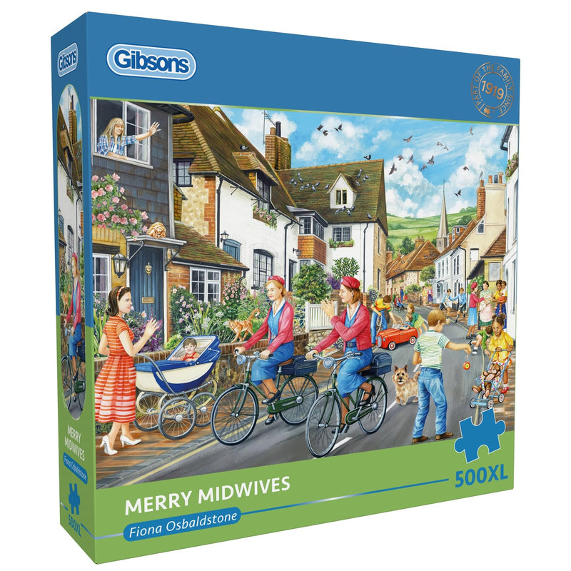 Gibsons legpuzzel Merry Midwives 500XL - grote puzzelstukken