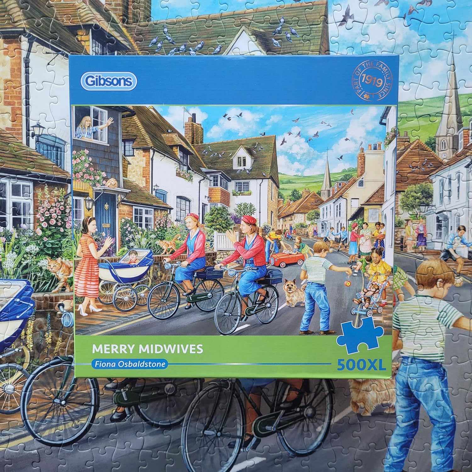 Gibsons legpuzzel Merry Midwives 500XL - grote puzzelstukken