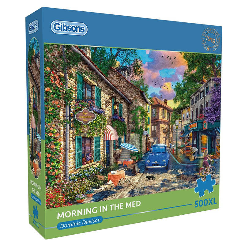 Gibsons Puzzle Morning in The Med 500XL - Extra große Teile