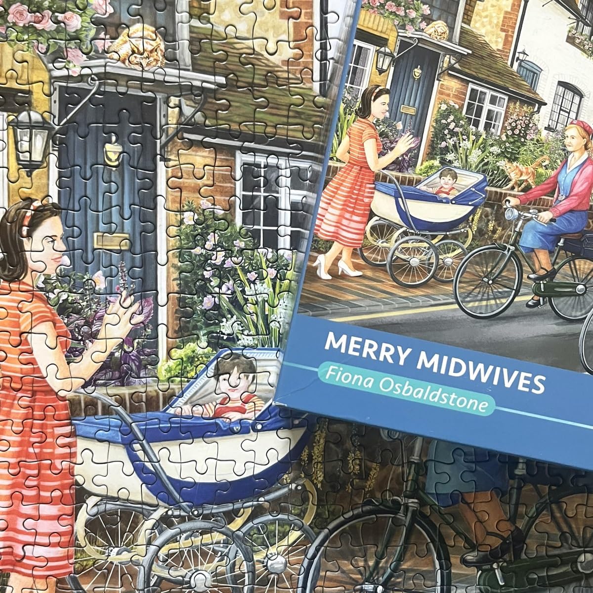Gibsons Puzzle Merry Midwives 1000 Teile Nostalgie Erwachsene