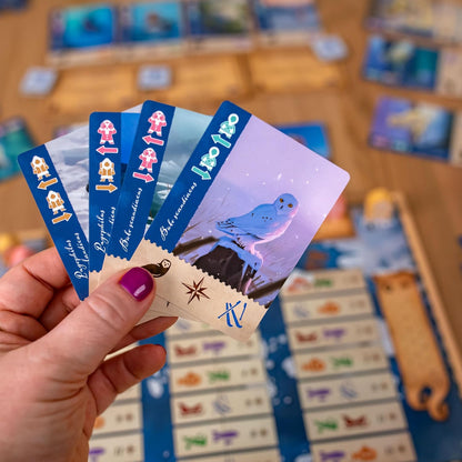 Lucky Duck Games - Borealis: Arctic Expeditions - Strategic Exploration Game for Adults & Families, 1-4 Players, Animal Discovery, Crew Management & Adventure Strategy Game