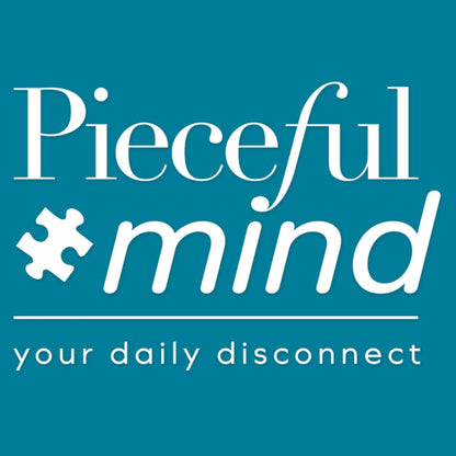 Jumbo Pieceful Mind Puzzles - A Piece of Nature, 7-Day Mindful Adults Jigsaws Set – 6 Daily 54 Piece Jigsaw Puzzles & Secret 7th Puzzle Included – Screen-Free Puzzle Set & Bonus Colouring Activity