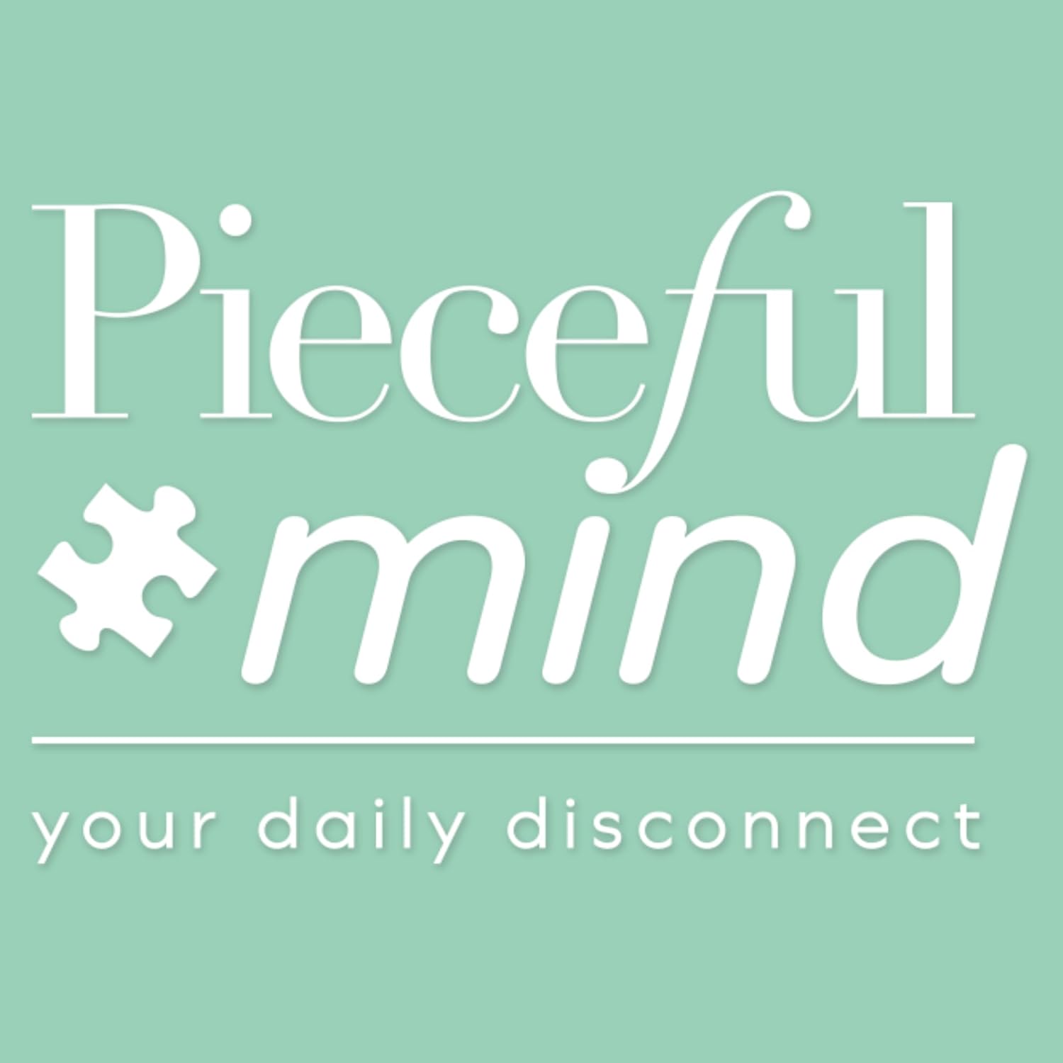 Jumbo Pieceful Mind Puzzles - Take Time for You, 7-Day Mindful Adults Jigsaws Set – 6 Daily 54 Piece Jigsaw Puzzles & Secret 7th Puzzle Included – Screen-Free Puzzle Set & Bonus Colouring Activity