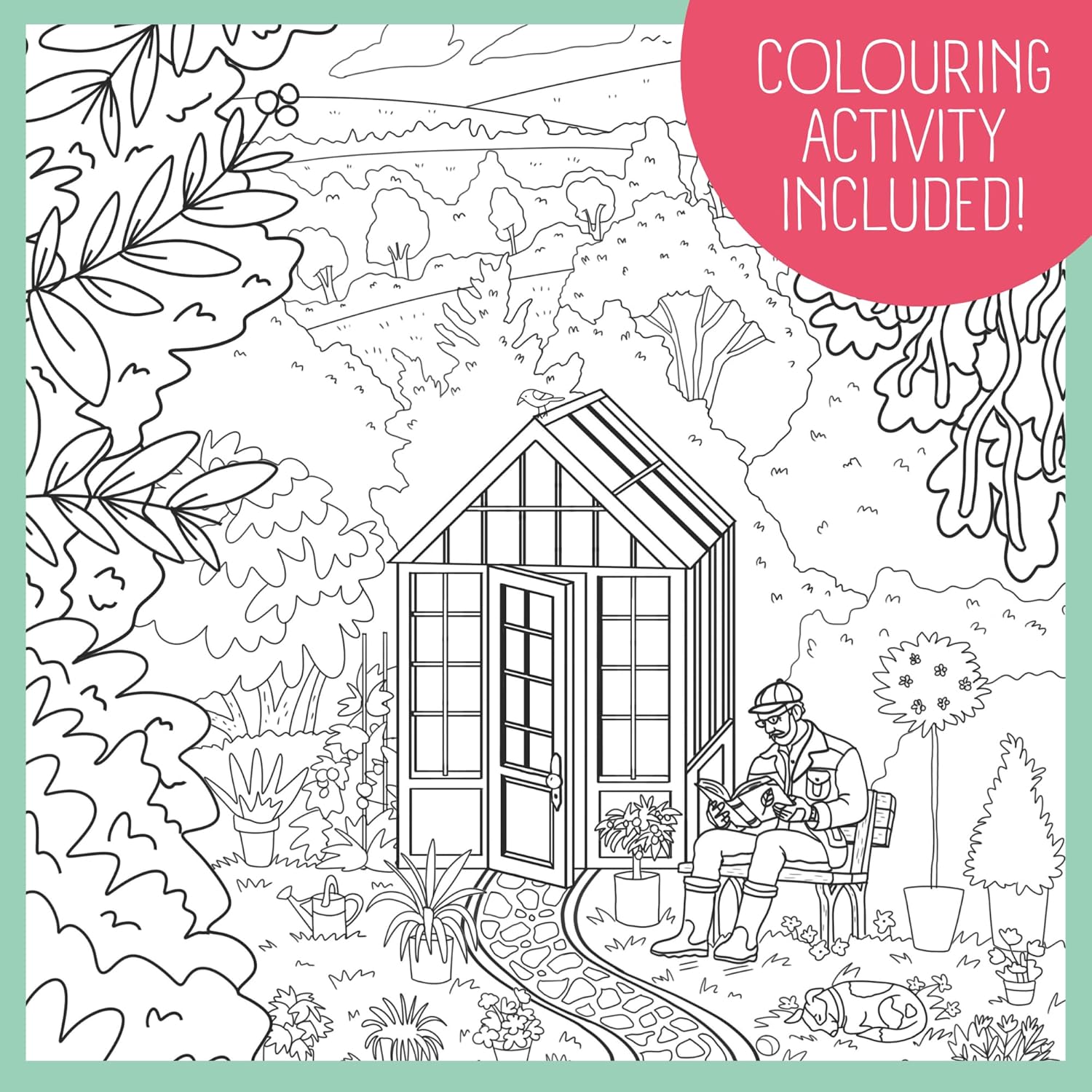 Jumbo Pieceful Mind Puzzles - Take Time for You, 7-Day Mindful Adults Jigsaws Set – 6 Daily 54 Piece Jigsaw Puzzles & Secret 7th Puzzle Included – Screen-Free Puzzle Set & Bonus Colouring Activity