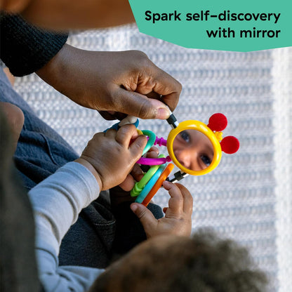 Baby Einstein, Cal’s Connectors – Jouet sensoriel avec Anneaux texturés, dès la Naissance