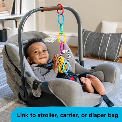 Baby Einstein, Cal’s Connectors – Jouet sensoriel avec Anneaux texturés, dès la Naissance