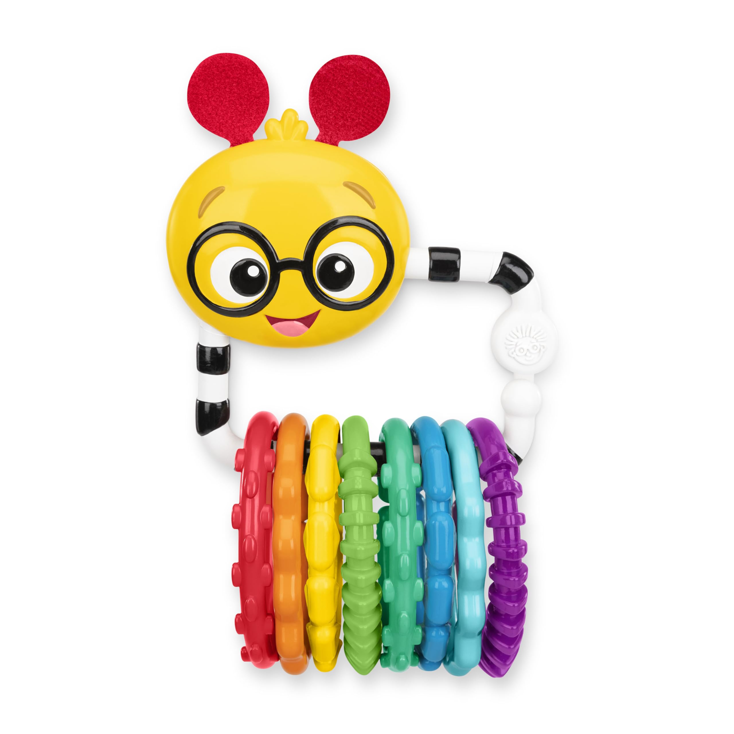 Baby Einstein, Cal’s Connectors – Jouet sensoriel avec Anneaux texturés, dès la Naissance