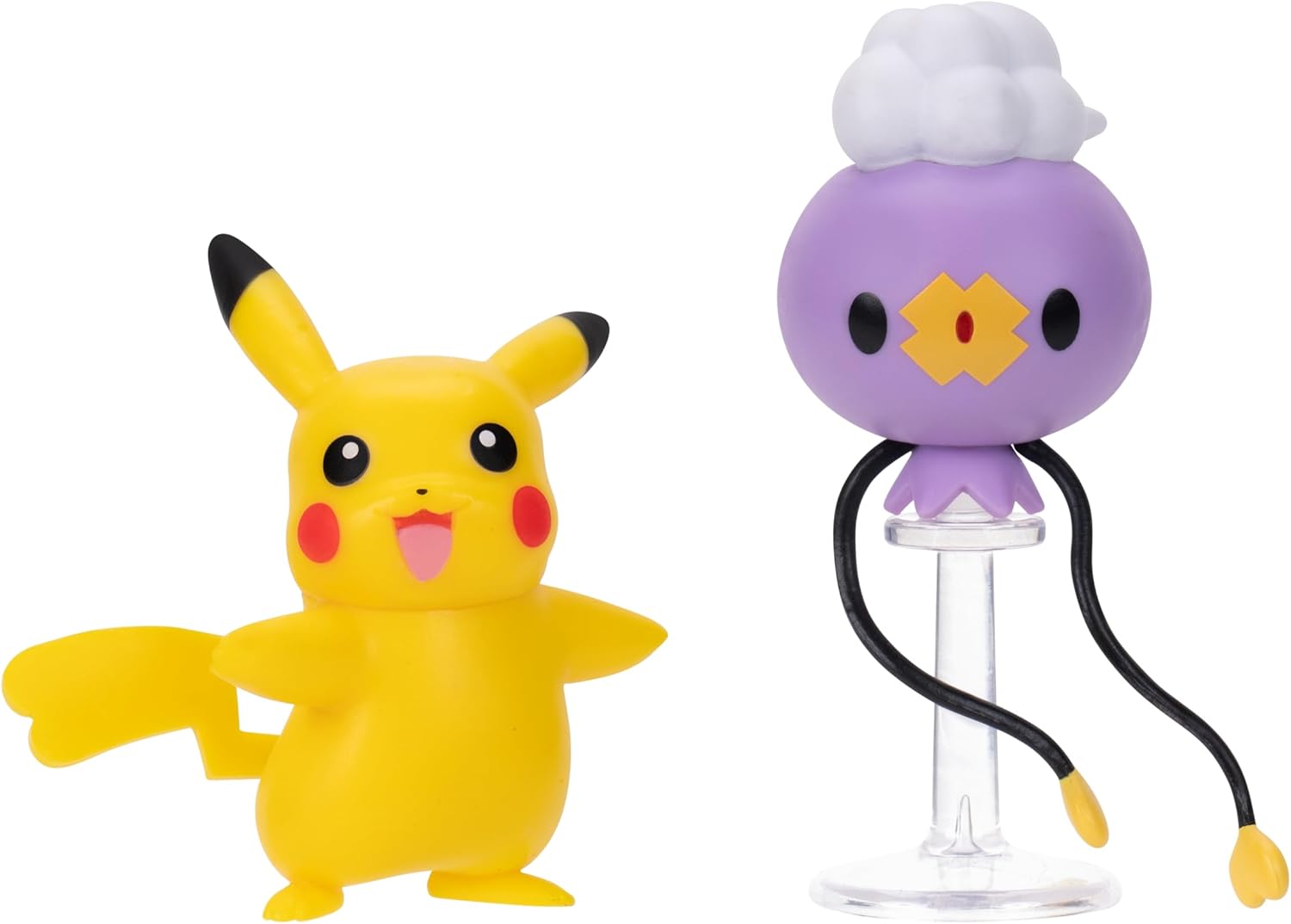 Pokémon Battle Figure PKW4531 Pikachu & Drifloon, officiële Pokémon-speelgoed voor kinderen van 4 jaar
