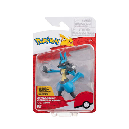Pokémon Battle Figure PKW4868 Lucario Official Pokemon Toy for Children 4+ Years