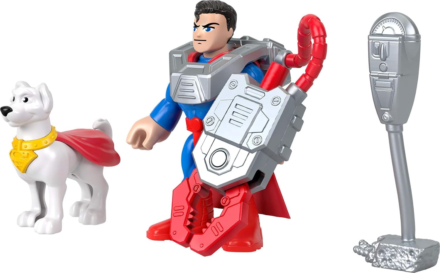 Fisher-Price Imaginext Dc: Super Friends Metal Force - Superman & Krypto (Jgn60)