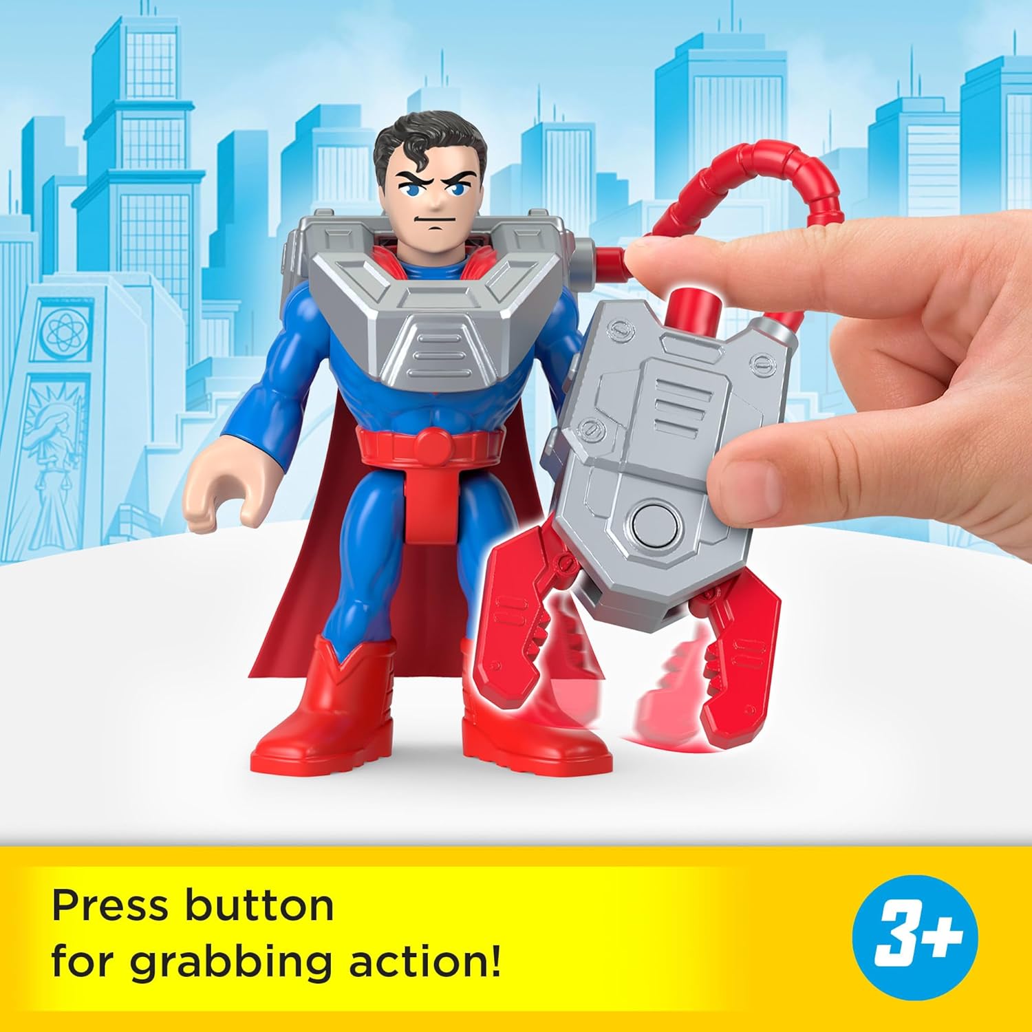 Fisher-Price Imaginext Dc: Super Friends Metal Force - Superman & Krypto (Jgn60)