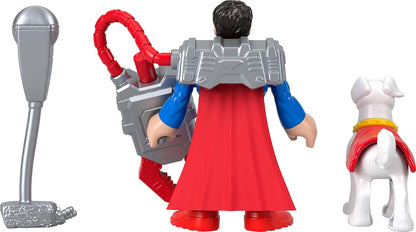 Fisher-Price Imaginext Dc: Super Friends Metal Force - Superman & Krypto (Jgn60)