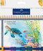 Faber-Castell Creative Studio Goldfaber Aqua Watercolour Pencil, Box of 24 Colours, Underwater Treasures, Pencils, Art, Craft, Drawing, Sketching, Home, School, University, Colouring