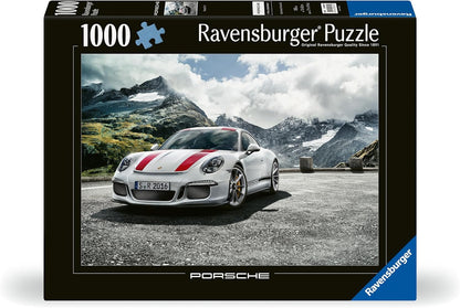 Ravensburger 12000691 - Porsche 911R - 1000 pieces jigsaw puzzle – Puzzle for adults and kids age 14 years up, gift for Porsche fans