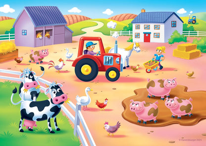 Ravensburger Counting Animals - My First Jigsaw Puzzles for Toddlers Age 2 Years (24 Months) - 6, 8, 10 & 12 Pieces