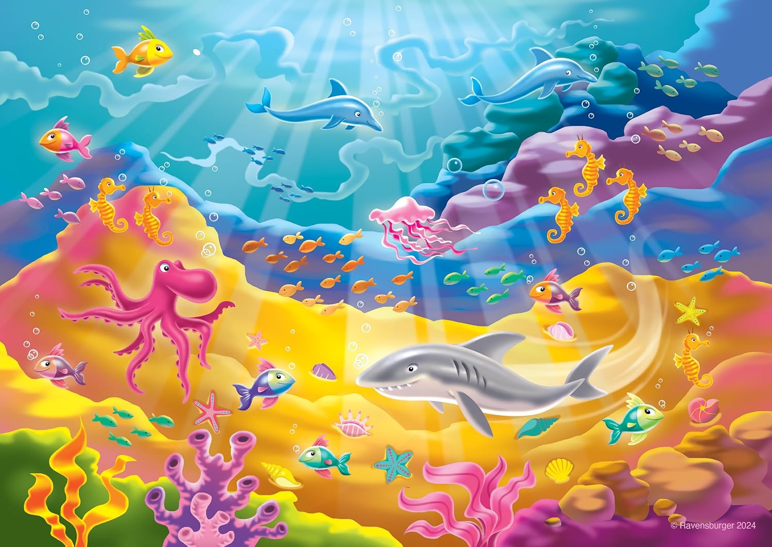 Ravensburger Counting Animals - My First Jigsaw Puzzles for Toddlers Age 2 Years (24 Months) - 6, 8, 10 & 12 Pieces