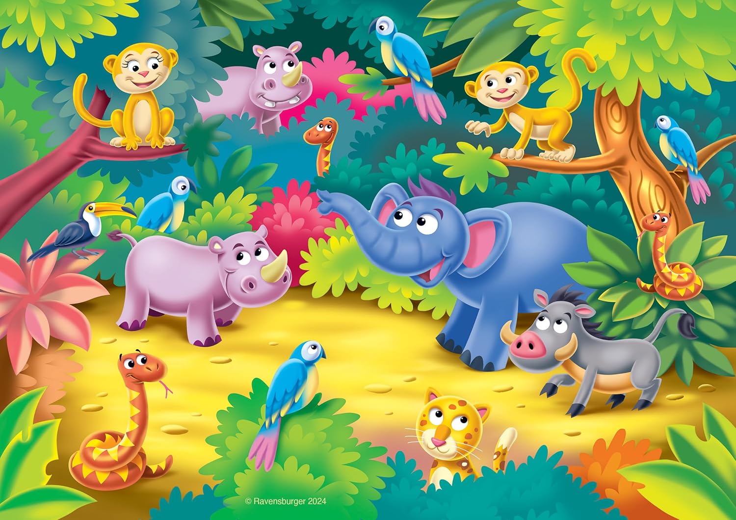 Ravensburger Counting Animals - My First Jigsaw Puzzles for Toddlers Age 2 Years (24 Months) - 6, 8, 10 & 12 Pieces
