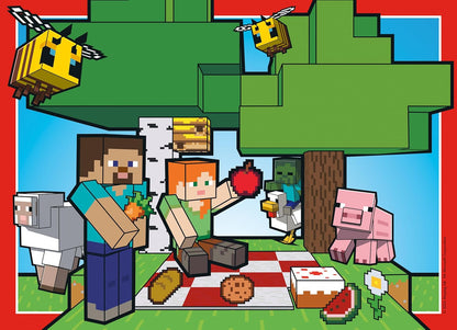 Ravensburger Minecraft 4x100 Piece Bumper Puzzle Pack for Kids 5+